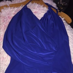 Sexy royal blue top